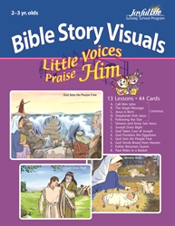 Little Voices Praise Him 2s &#38; 3s Bible Lesson Guide