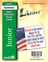 The Light Junior Mini Memory Verse Cards