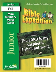 Bible Expedition Junior Mini Memory Verse Cards