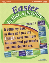 Easter, Esther, and Parables Youth 1 Memory Verse Visuals